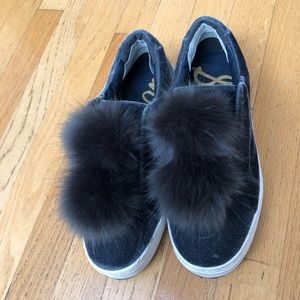 Sam Edelman Leya Velvet Fur Sneaker